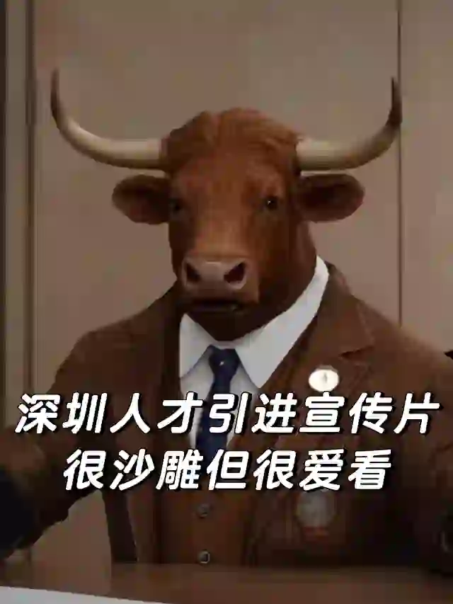 深圳人才引进宣传片，很沙雕但很爱看